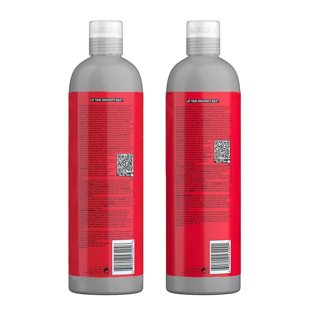 Tigi Resurrection Shampoo and Conditioner Pack - 25.36 oz/750ml - Imagen 4