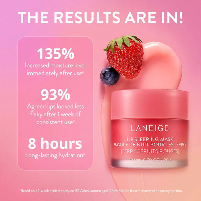 Laneige Lip Sleeping Mask Intense Hydration with Vitamin C in Original 0.7 oz / 20 g - Imagen 2