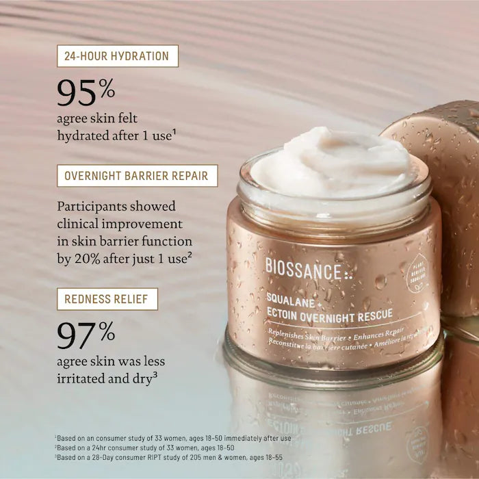 Biossance Overnight Rescue Deep Repair Night Cream 1.69 oz/50 mL - Imagen 2