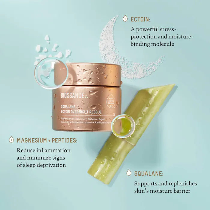 Biossance Overnight Rescue Deep Repair Night Cream 1.69 oz/50 mL - Imagen 3