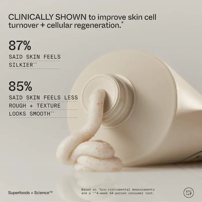 Youth To The People Yerba Mate Smoothing Energy Body Scrub with Upcycled Olive Seed Powder 8 oz / 237 mL - Imagen 3