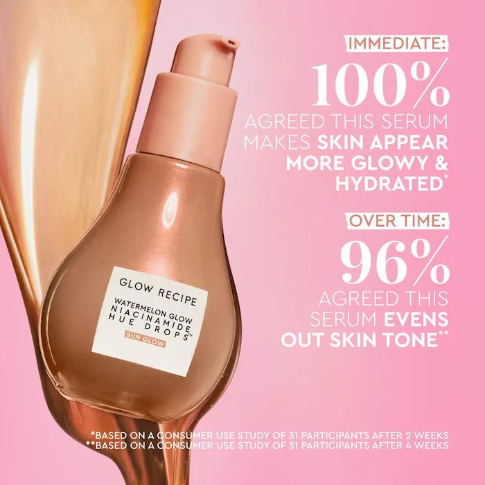 Glow Recipe Watermelon Glow Hue Drops Sun Glow Serum 1.35 oz / 40 mL - Imagen 2