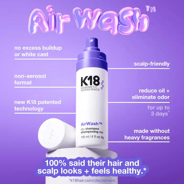 K18 AirWash Dry Shampoo 4 oz/ 118 mL - Imagen 2