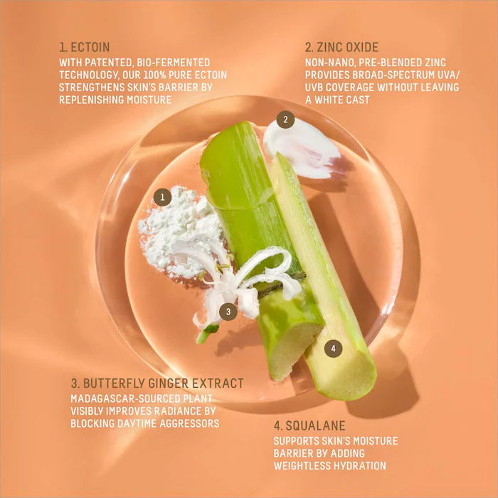 Biossance Sheer Hydrating Face Sunscreen SPF 30 1.6 oz/50 mL - Imagen 3