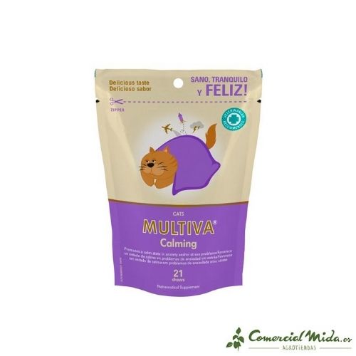 Integratore Alimentare VETNOVA Multiva Calming Cat 21 Mastica per Gatti