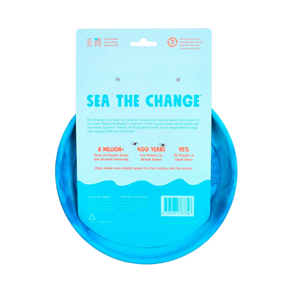 Juguete WEST PAW DEAFLEX SALILZ LARGE 22CM AZUL - Imagen 5