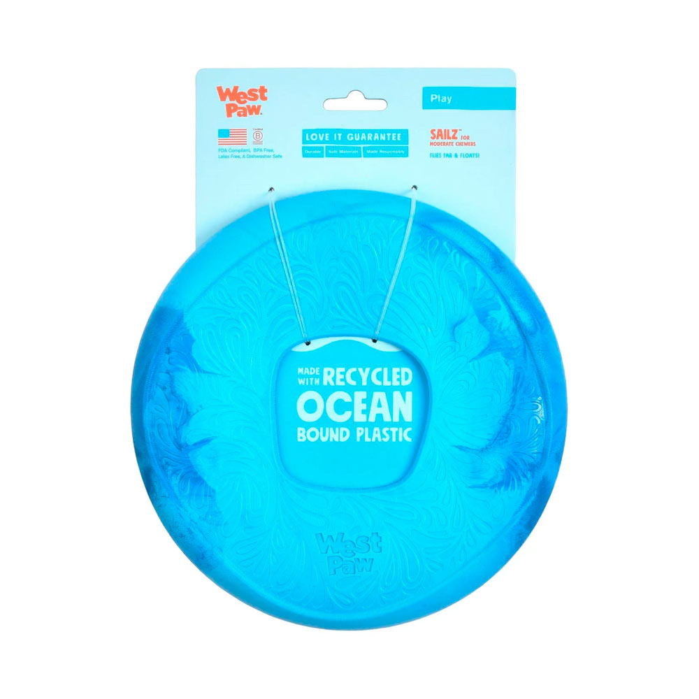 Juguete WEST PAW DEAFLEX SALILZ LARGE 22CM AZUL