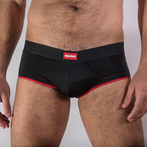 MACHO - MS24A CALZONCILLO BRIEF DARK AMARILLO S - Imagen 2
