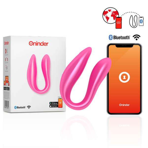 ONINDER - LISBOA ESTIMULADOR PUNTO G & CLÍTORIS NEGRO - APP GRATUITA - Imagen 2