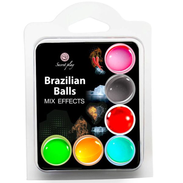 SECRET PLAY SET 6 BRAZILIAN BALLS MIX EFECTOS - Imagen 2