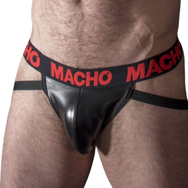MACHO - MX25RC JOCK CUERO ROJO S - Imagen 2