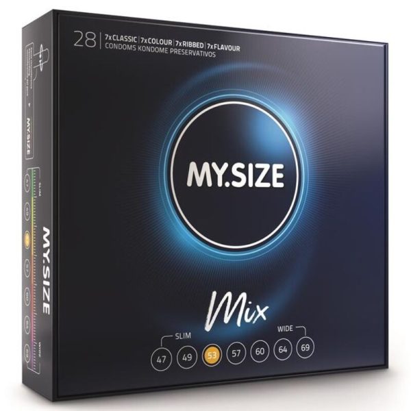 MY SIZE - MIX PRESERVATIVOS 53 MM 28 UNIDADES - Imagen 2