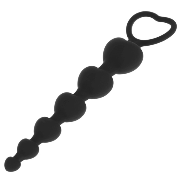 CADENA ANAL DE CORAZONES 18 CM