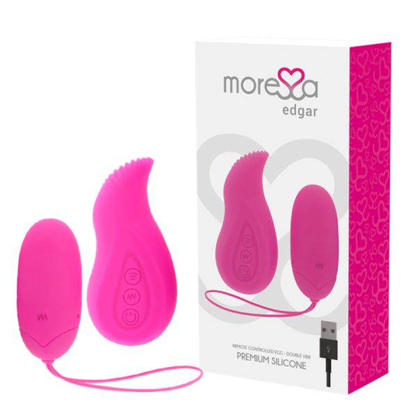 DUO HUEVO REMOTO Y MANDO CON VIBRACION INCORPORADA PREMIUM SILICONE CONTROL REMOTO - Imagen 2