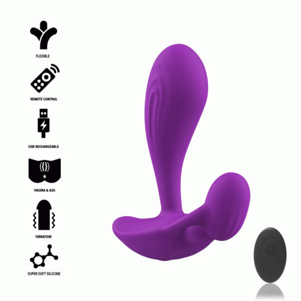 PLUG ANAL CONTROL REMOTO MORADO - Imagen 2