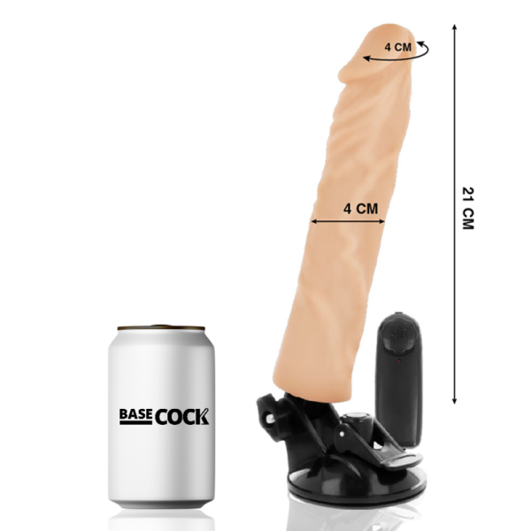 VIBRADOR REALISTICO CONTROL REMOTO NATURAL 21 CM -O- 4 CM - Imagen 2
