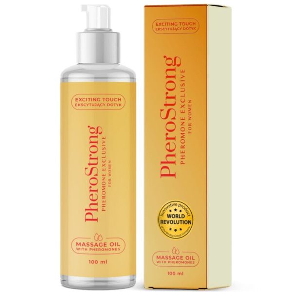 PHEROSTRONG - ACEITE DE MASAJE EXCLUSIVE PARA MUJER 100 ML - Imagen 2