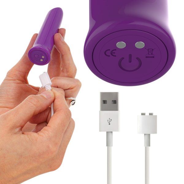 BALA ESTIMULADORA DE CLÍTORIS VIOLETA - Imagen 2