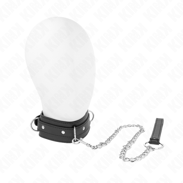 KINK - COLLAR CON CORREA 65 CM 3 ANILLOS MODELO 1 AJUSTABLE 38-49 CM X 5 CM - Imagen 2