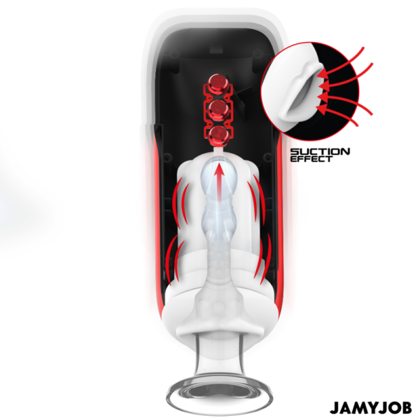JAMYJOB - BLAZE MASTURBADOR BOCA AUTOMÁTICO 5 MODOS SUCCIÓN Y VIBRACIÓN - Imagen 2