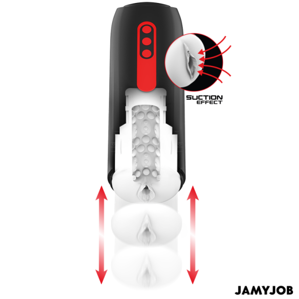 JAMYJOB - PHANTOM MASTURBADOR VAGINA AUTOMÁTICO 5 MODOS SUCCIÓN Y EMPUJE - Imagen 2