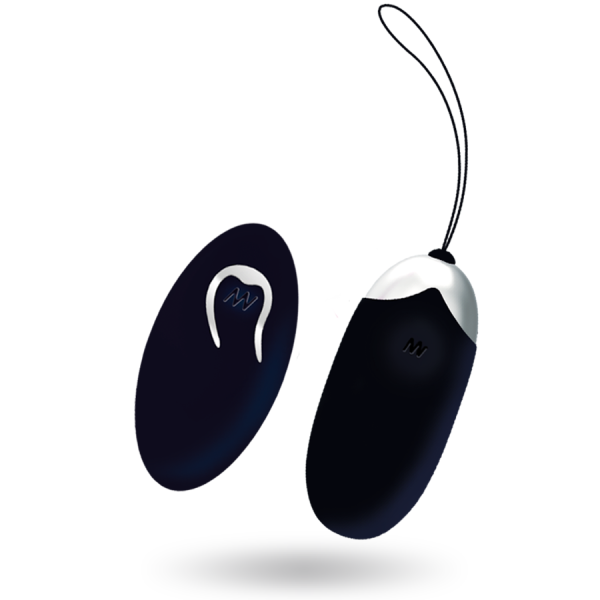 HUEVO RECARGABLE REMOTO NEGRO - Imagen 2