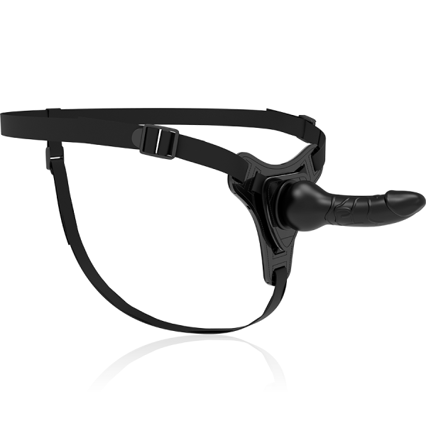 HARNESS - SILICONA NEGRO REALISTIC 16 CM - Imagen 2