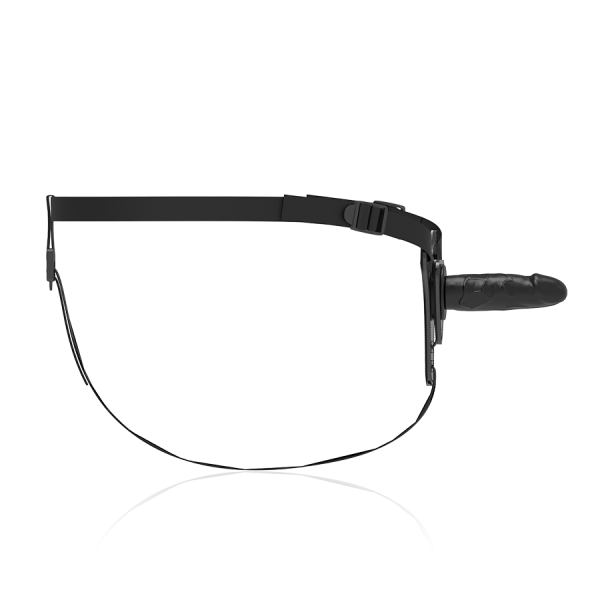 HARNESS - SILICONA NEGRO REALISTIC 15 CM - Imagen 2