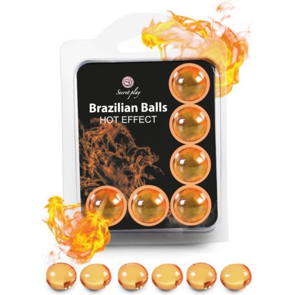 SECRETPLAY - SET 6 BRAZILIAN BALLS EFECTO CALOR - Imagen 2