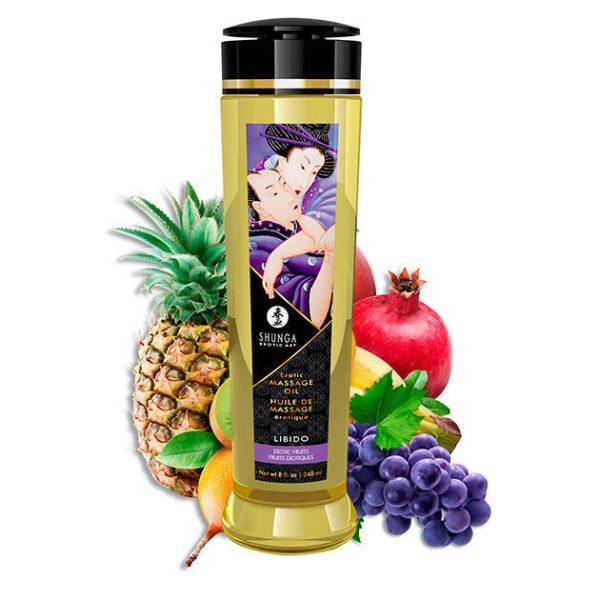 SHUNGA - ACEITE DE MASAJE EROTICO LIBIDO 240 ML - Imagen 2