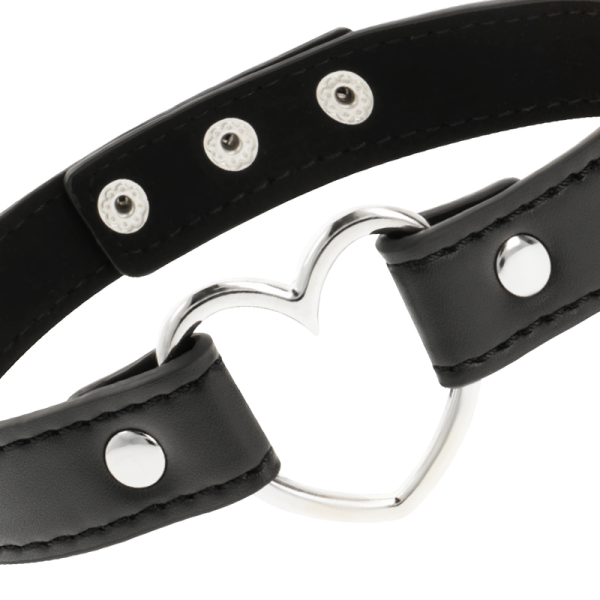 COQUETTE CHIC DESIRE - COLLAR CUERO VEGANO ACCESORIO WOMAN CORAZÓN - Imagen 2