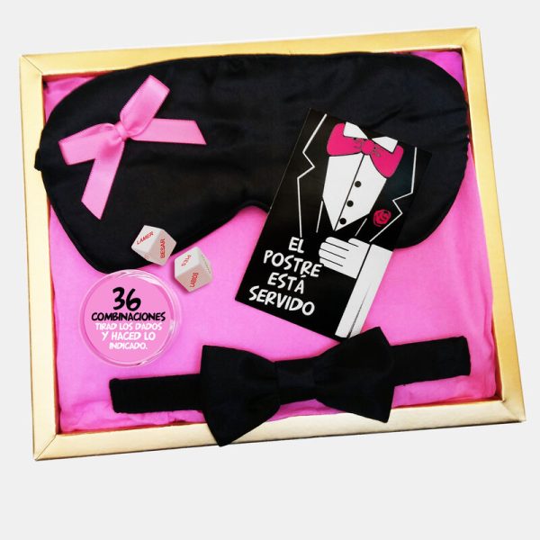 INEDIT - KIT EROTICO ANTIFAZ EL POSTRE ESTÁ SERVIDO - Imagen 2