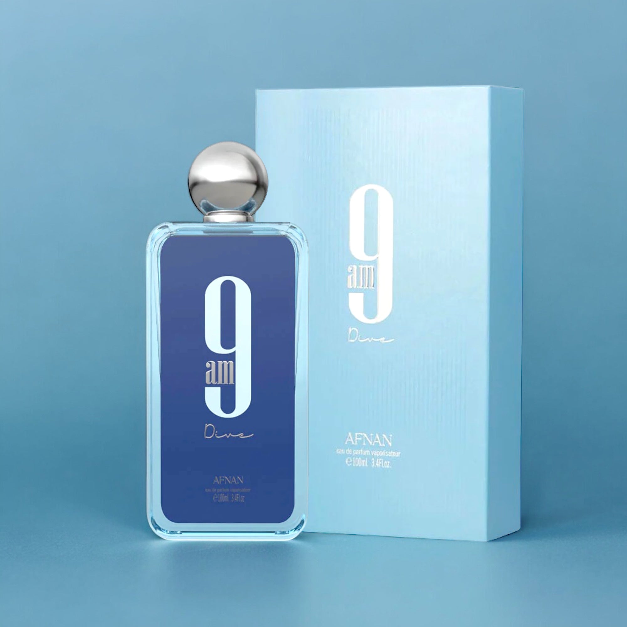 9 AM Dive By Afnan EDP Perfume 3.4 oz/100 ml - Imagen 3