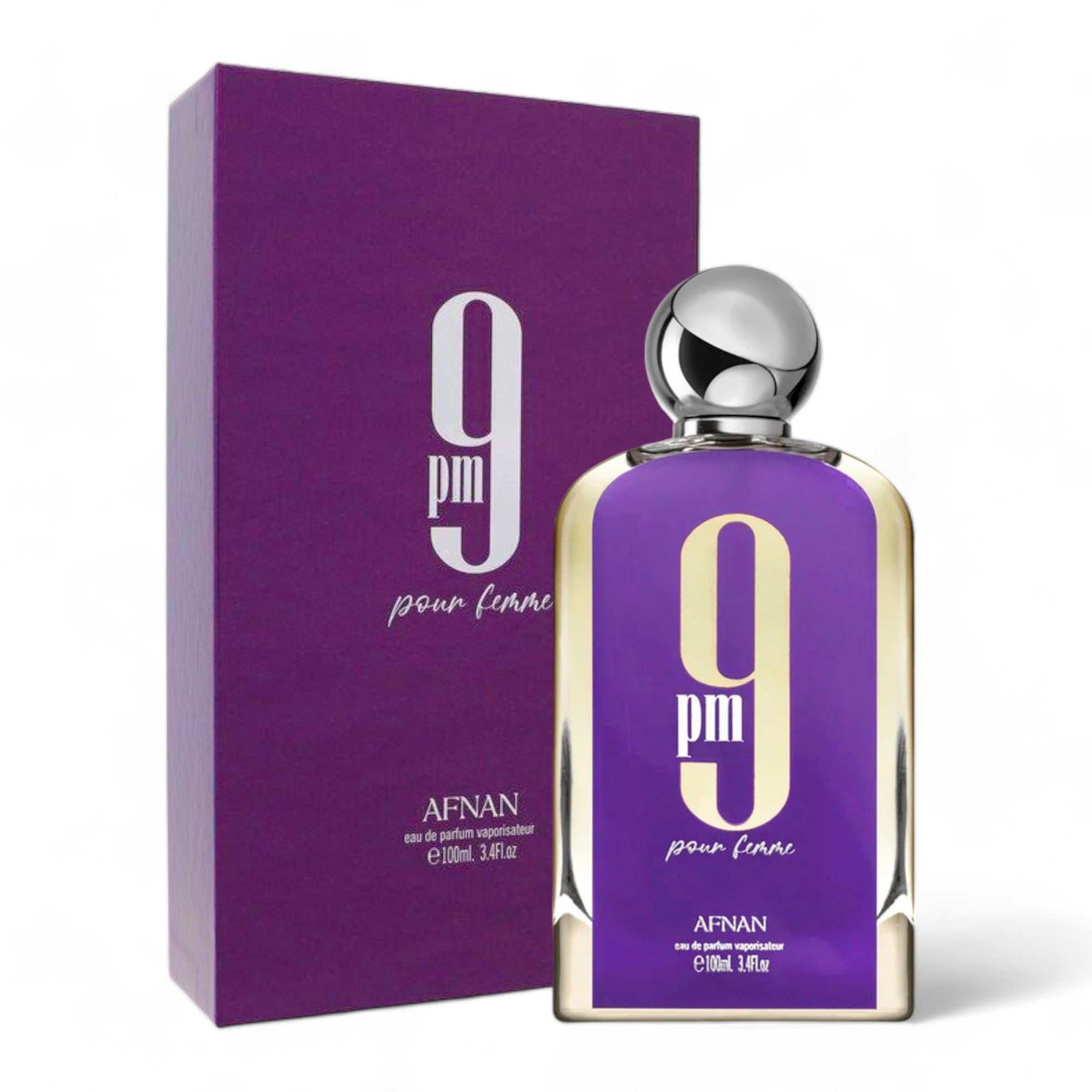 9 PM Femme By Afnan EDP Perfume 3.4 oz/100 ml for Women - Imagen 2