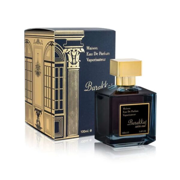 Barakkat Satin Oud By Fragrance World Eau de Parfum 3.4 Oz/100ml - Imagen 4