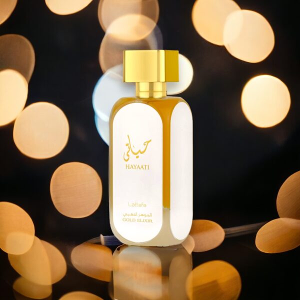 Hayaati Gold Elixir By Lattafa EDP Perfume 3.4 oz/100 ml - Imagen 3