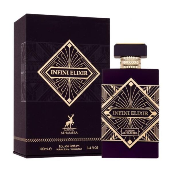 Infini Elixir By Maison Alhambra EDP Perfume 3.4 oz/100 ml - Imagen 2