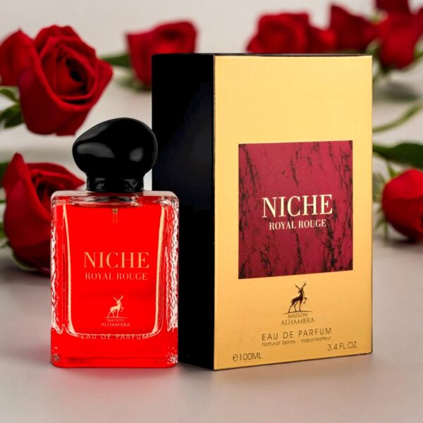 Niche Royal Rouge By Maison Alhambra EDP Perfume 3.4 Oz/100 ml - Imagen 2