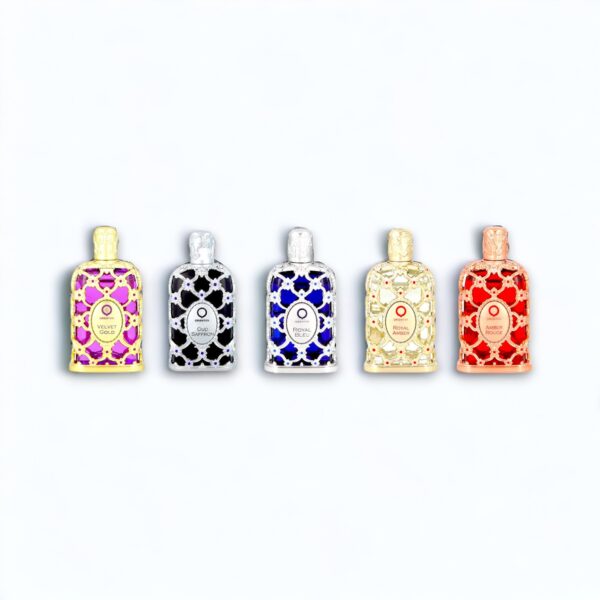 Luxury Collection Set By Orientica of 5 Travel Size Perfumes 0.25 oz/7.5 ml