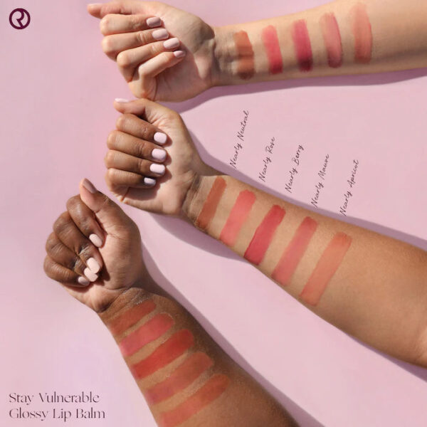 Rare Beauty Stay Vulnerable Glossy Lip Balm - Nearly Neutral (soft neutral pink) - Imagen 2